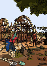 Cargar imagen en el visor de la galería, 18 Las obras de la escuela. Print numerado de Javier Mariscal