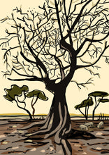 Cargar imagen en el visor de la galería, 12 Baobab con cerdos. Print numerado de Javier Mariscal