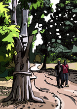 Cargar imagen en el visor de la galería, 08 En el camino. Print numerado de Javier Mariscal
